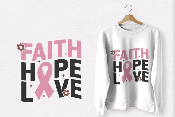 Breast Cancer Quote SVG Faith Hope Love