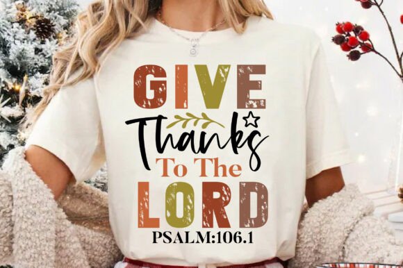 Give Thanks to the Lord SVG: A Faithful Fall Embroidery Design