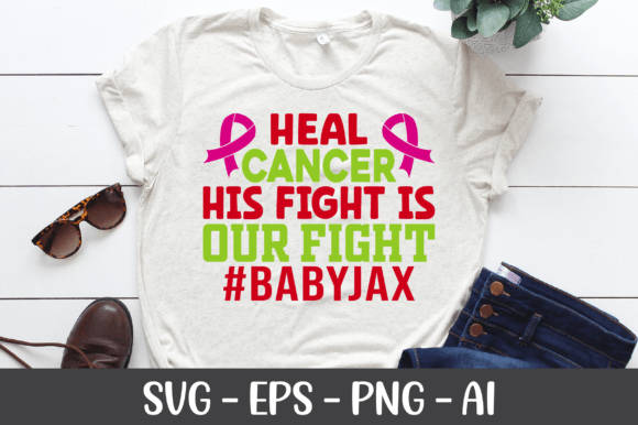 Heal Cancer His Fight Is Our Fight SVG Review