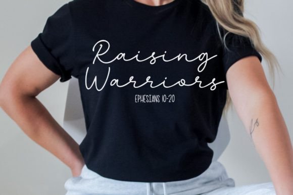 Raising Warriors Sublimation Svg Faith