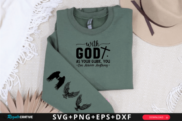 With GOD As Your Guide Sleeve SVG Design Review