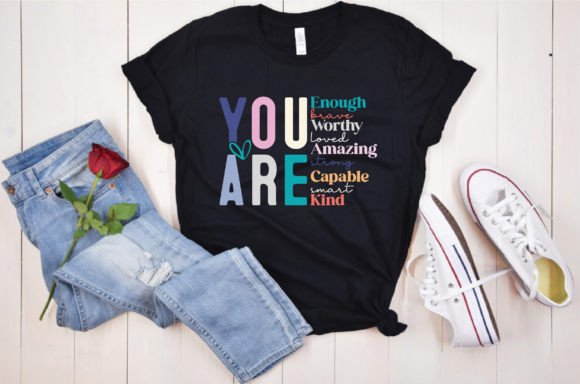 You Are Enough SVG PNG – A Thoughtful Design for Real Embroidery Projects